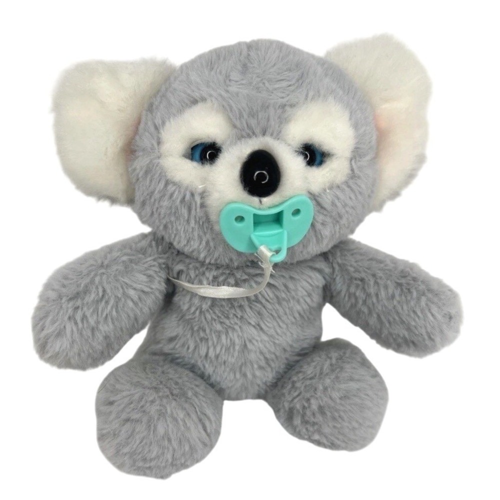 Little Live Pets Cozy Dozy KIP Koala Bear Interactive Pacifier Gray/White Plush